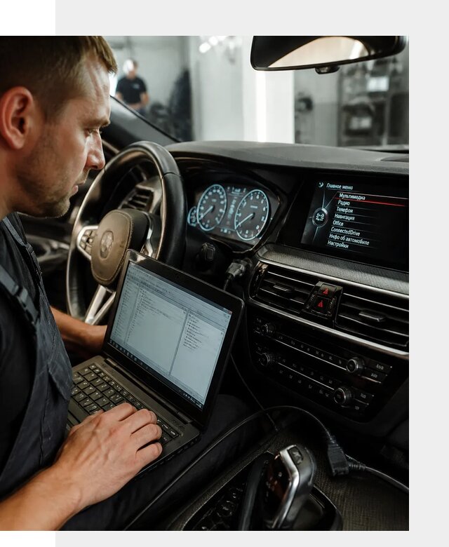 Русификация приборной панели BMW для авто в Пскове от компании