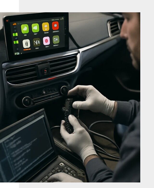 Активация Apple CarPlay в Пскове для штатной мультимедиа